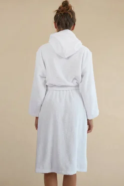 Albornoz rizo algodón capucha unisex