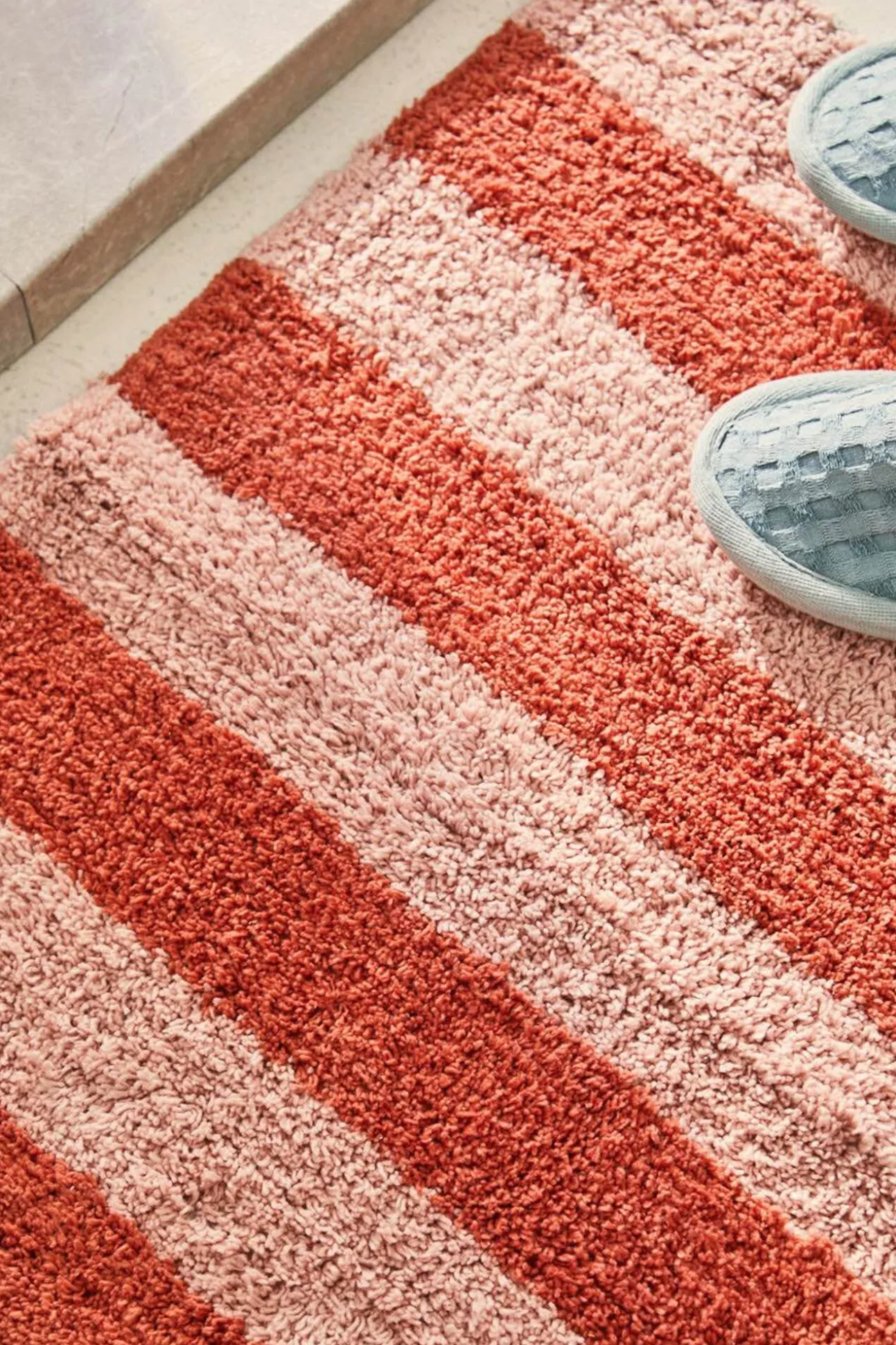 Alfombra de baño rosa Amsterdam