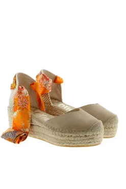 Alpargata cuña yute beige