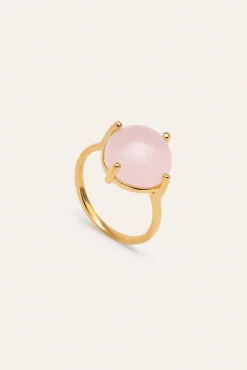 Anillo Celebrate Pink Baño Oro
