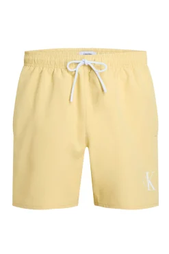 Bañador cordón logo Calvin Klein amarillo