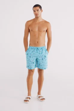 Bañador estampado islas