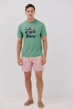 Bañador estampado rayas finas
