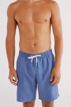 Bañador liso logo Springfield