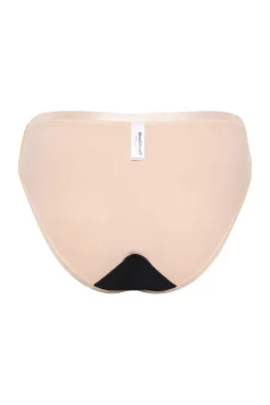 Bañador menstrual nailon reciclado negro absorción ligero moderado