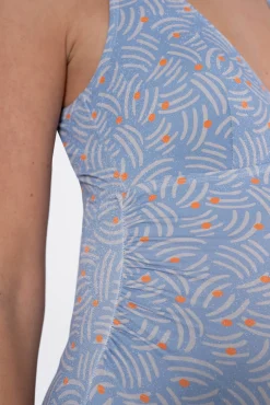 Bañador premamá con estampado de lurex