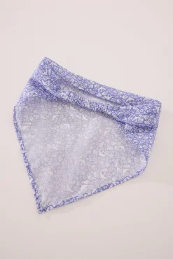 Bandana pelo estampado azul
