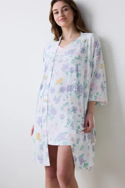 Bata larga flores