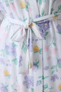 Bata larga flores