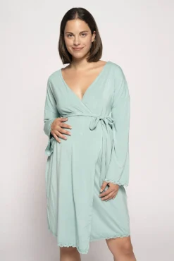 Bata Premamá con encaje