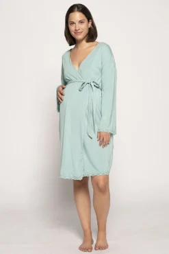 Bata Premamá con encaje