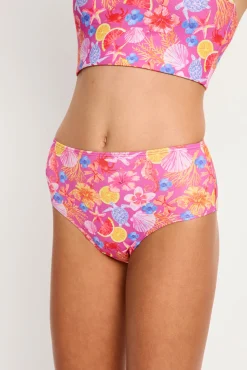 Bikini menstrual adolescente cintura alta