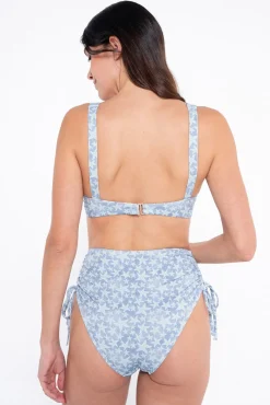 Bikini premamá con estampado de lurex