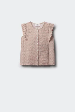 Blusa corbatera para niña