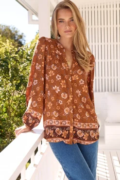 Blusa Oakwood estampada