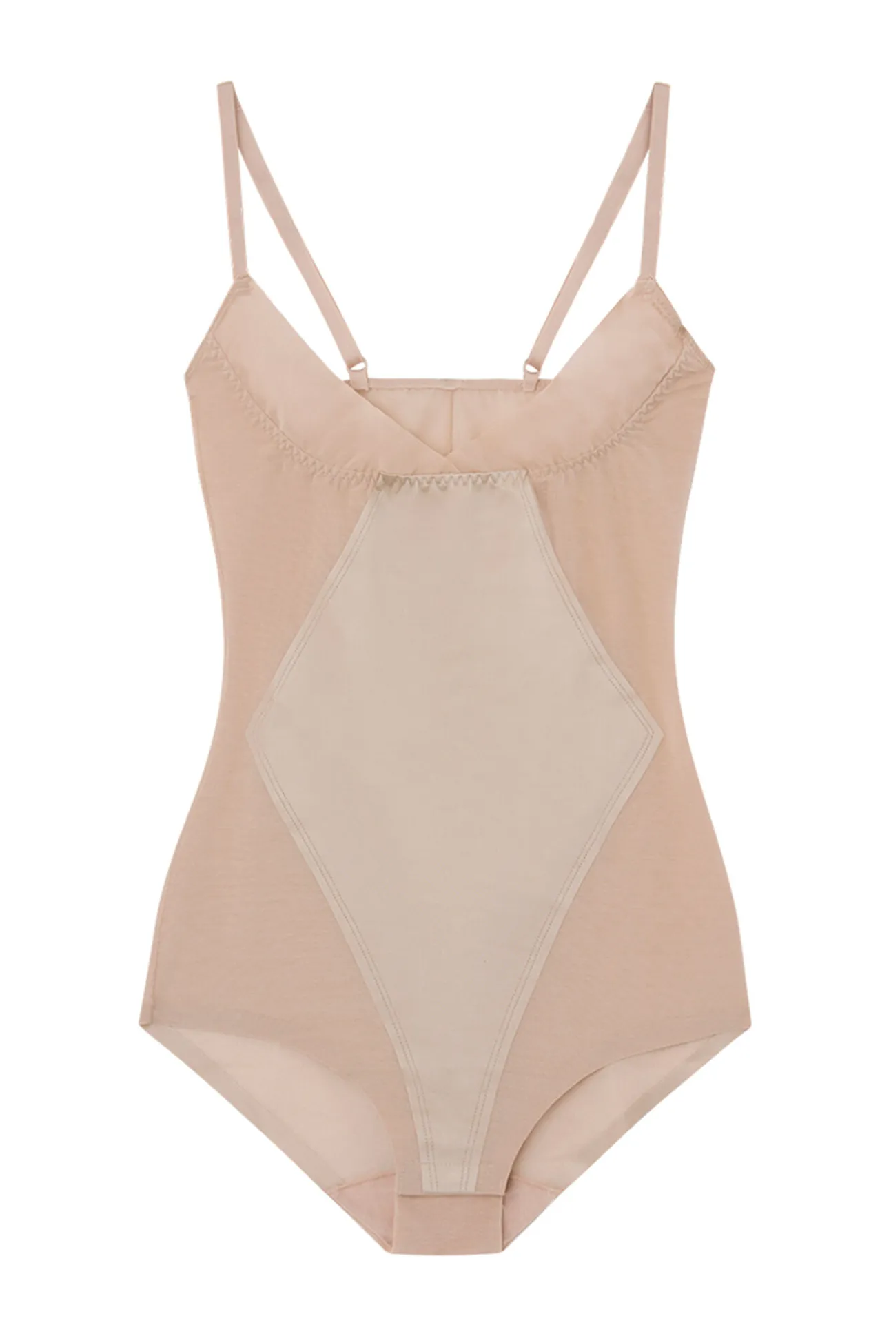 Body moldeador tul nude