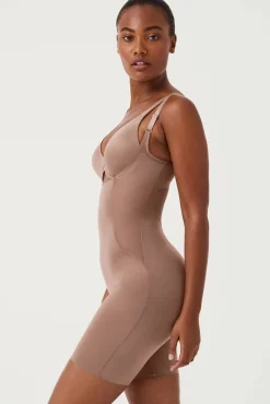 Body pantalón por debajo del pecho tul y satén Shaping satin