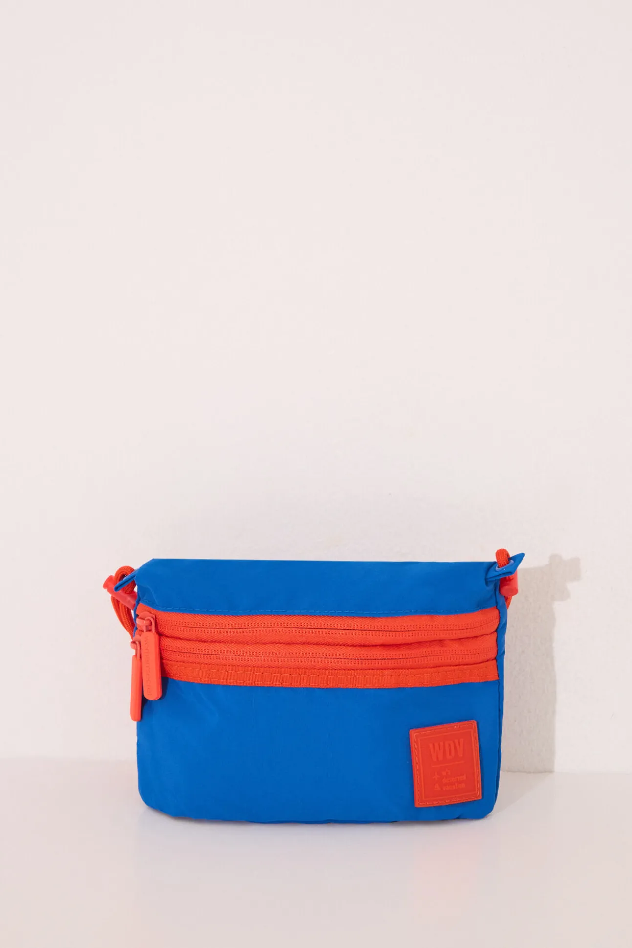 Bolso cartera nylon azul