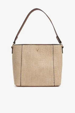 Bolso de hombro efecto piel