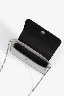 Bolso Metalizado con Solapa