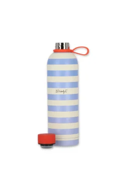 Botella térmica rayas azules y beige Walking on sunshine