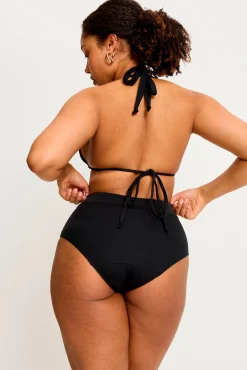 Braga alta bikini menstrual alta absorción