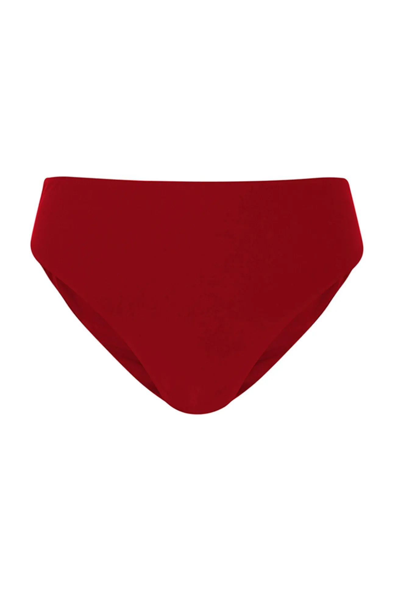 Braga bikini alta moldeadora rojo