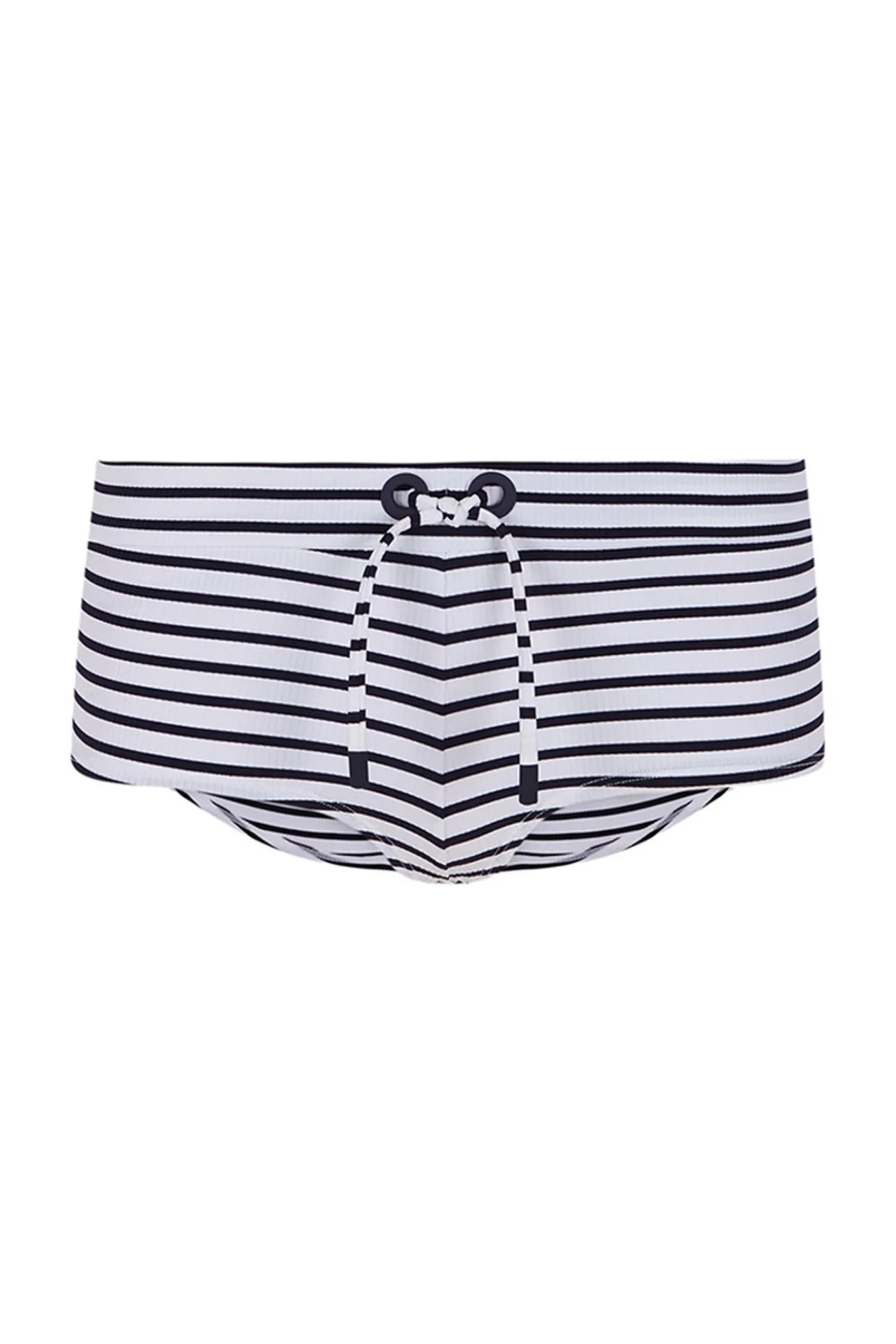 Braga bikini boxer rayas navy