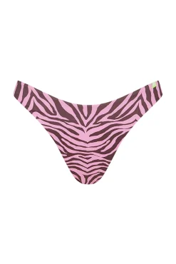 Braga bikini brasileña cebra marrón