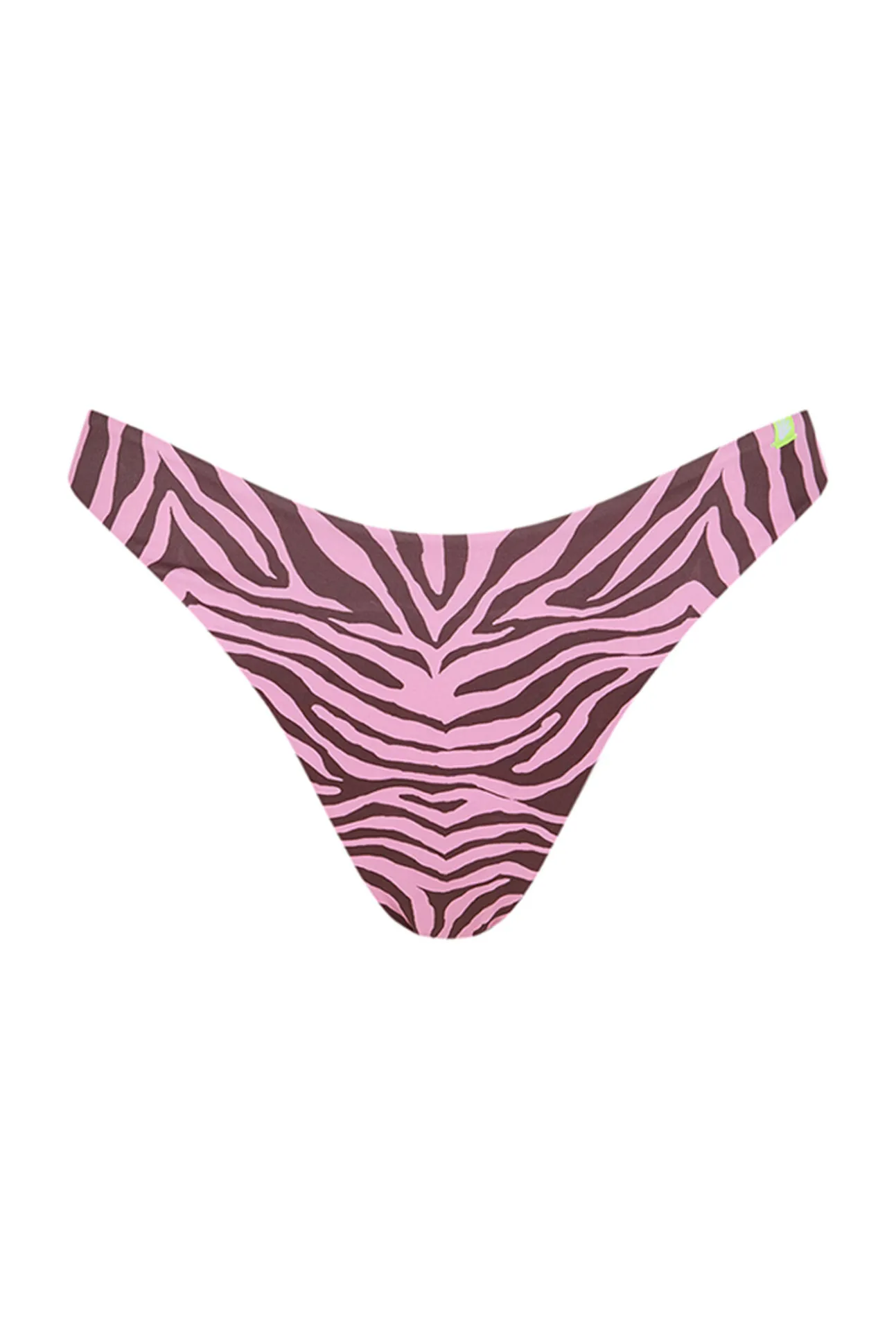 Braga bikini brasileña cebra marrón