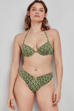 Braga bikini brasileña corte en V