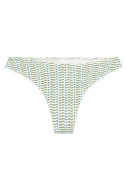 Braga bikini brasileña estampado geométrico
