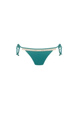 Braga bikini brasileña flecos verde