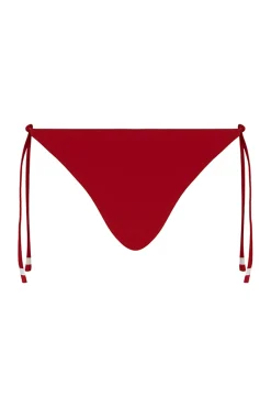 Braga bikini brasileña tiras roja