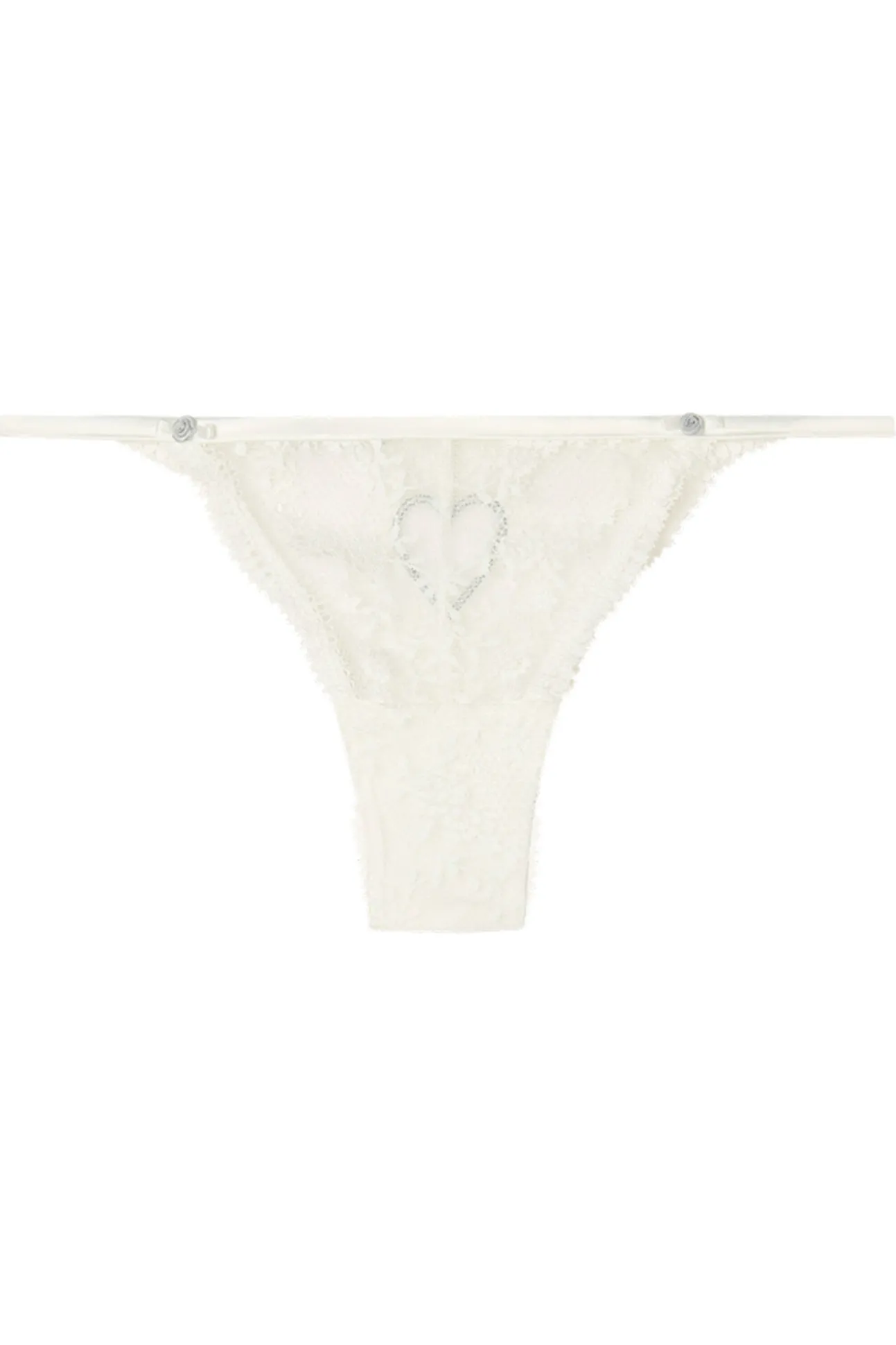 Braga brasileña encaje blanco
