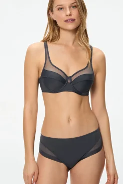 Braga clásica Generous de suave microfibra y detalles en malla