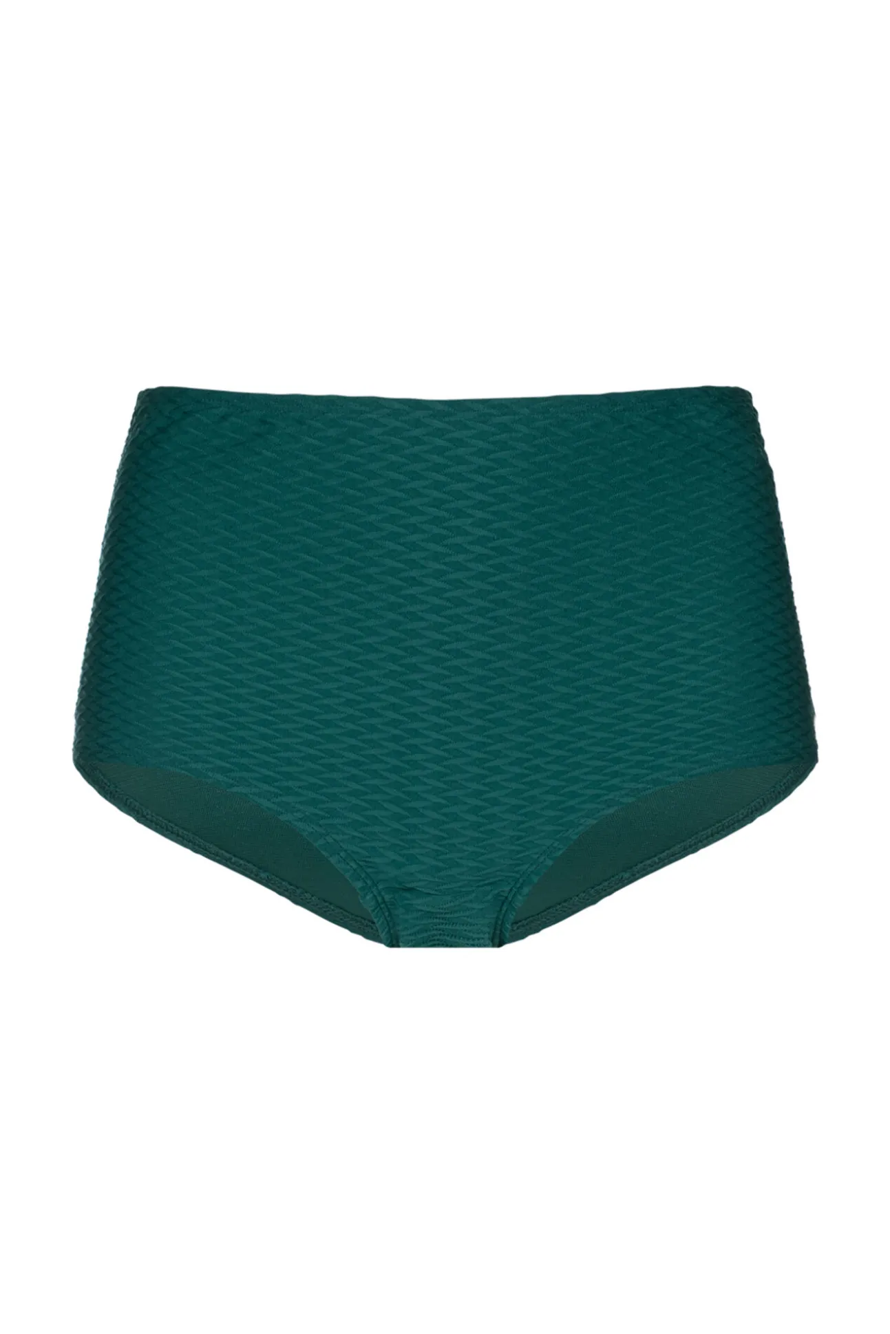 Braga de bikini alta moldeadora verde
