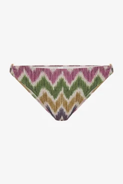Braga de bikini clásica estampada brillo