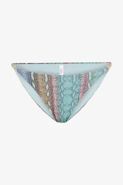 Braga de bikini clásica print serpiente brillo