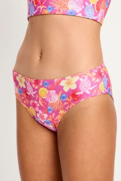 Braga de bikini menstrual adolescente cintura alta