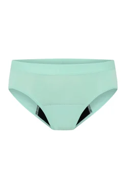 Braga Menstrual Adolescente Boyleg Algodón Orgánico Flujo Abundante Green