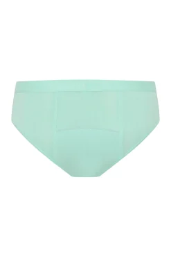 Braga Menstrual Adolescente Boyleg Algodón Orgánico Flujo Abundante Green