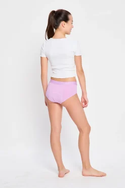 Braga Menstrual Adolescente Boyleg Algodón Orgánico Flujo Abundante Pink