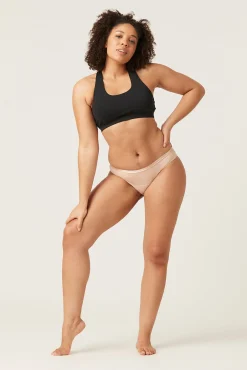 Braga menstrual clásica bambú negra absorción ligera moderada
