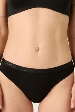Braga menstrual clásica bambú negra absorción