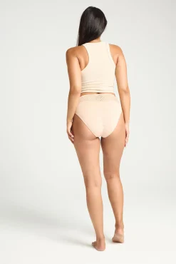 Braga menstrual encaje bambú negra absorción moderada abundante