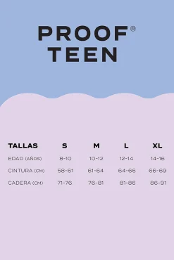 Braga menstrual para adolescente Hipster Absorción súper-fuerte