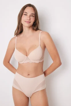Braga reductora alta nude encaje