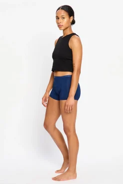 Braga short menstrual clásica bambú Le Mer Blue Moderada