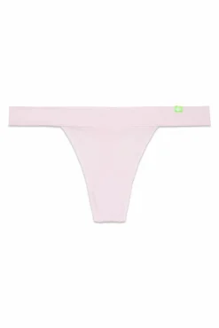 Braga tanga microfibra brillo rosa